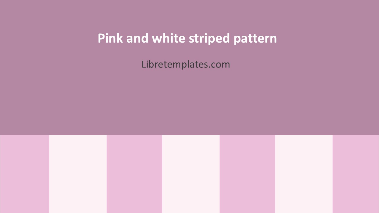 Striped pattern theme