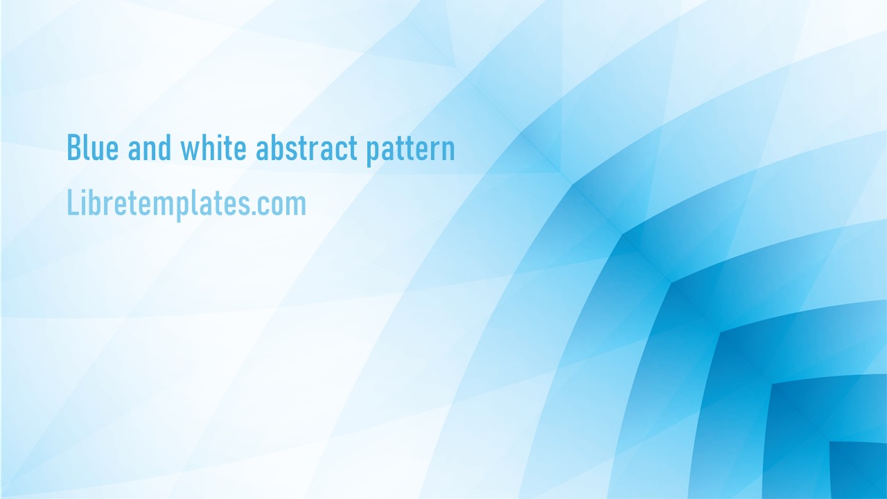 Blue and white abstract pattern theme