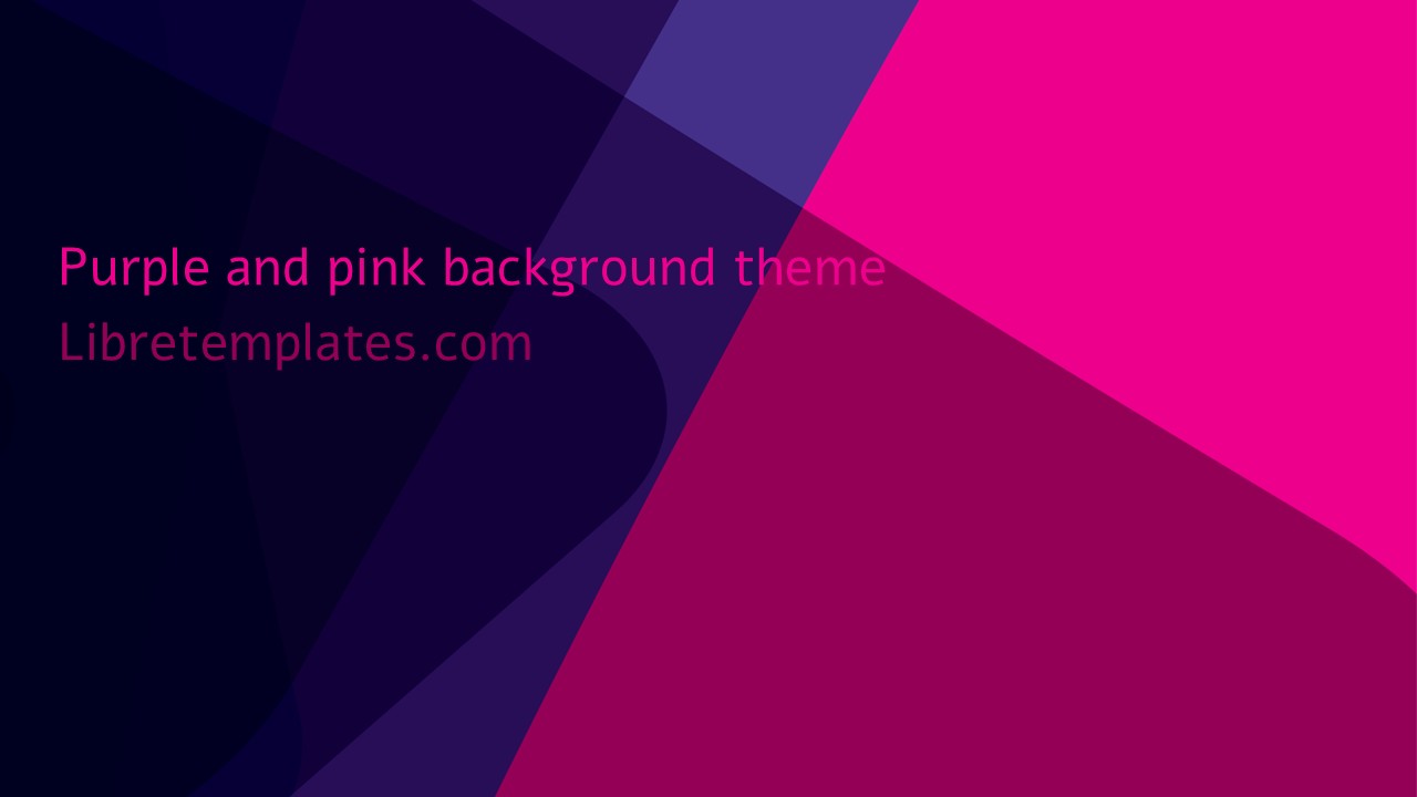 Purple and pink background theme