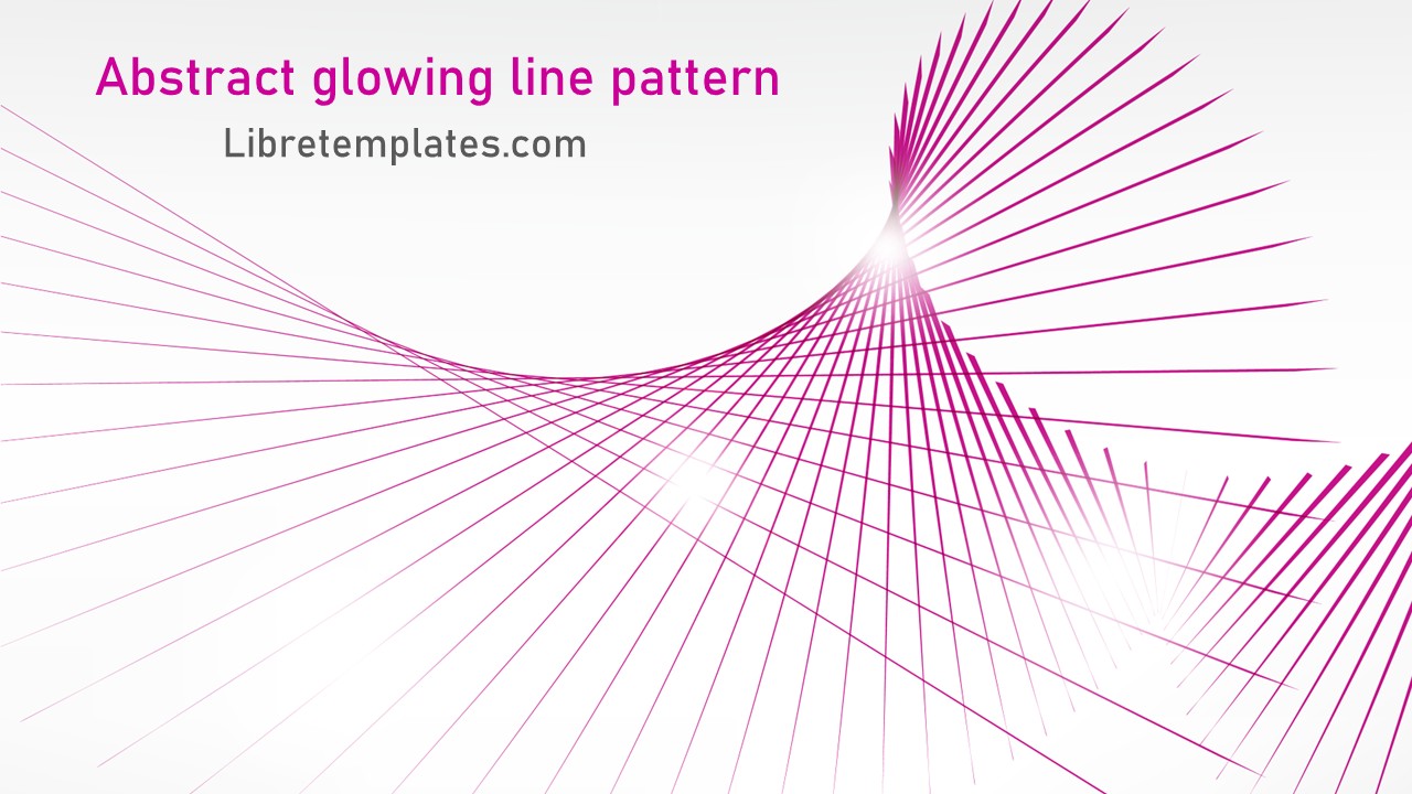 Abstract glowing line pattern