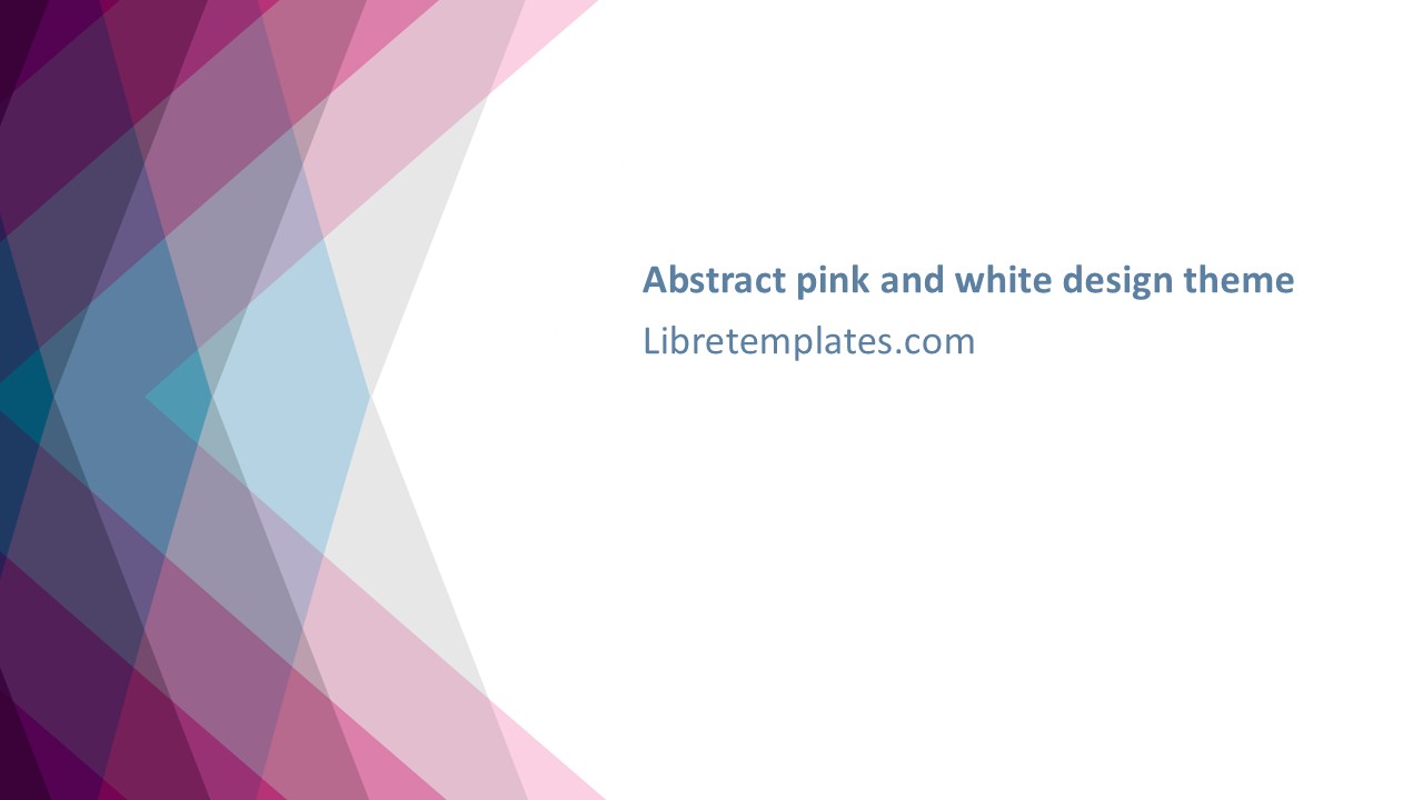 Abstract pink and white design theme