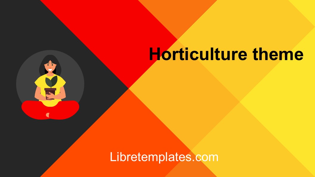 Growing plants theme