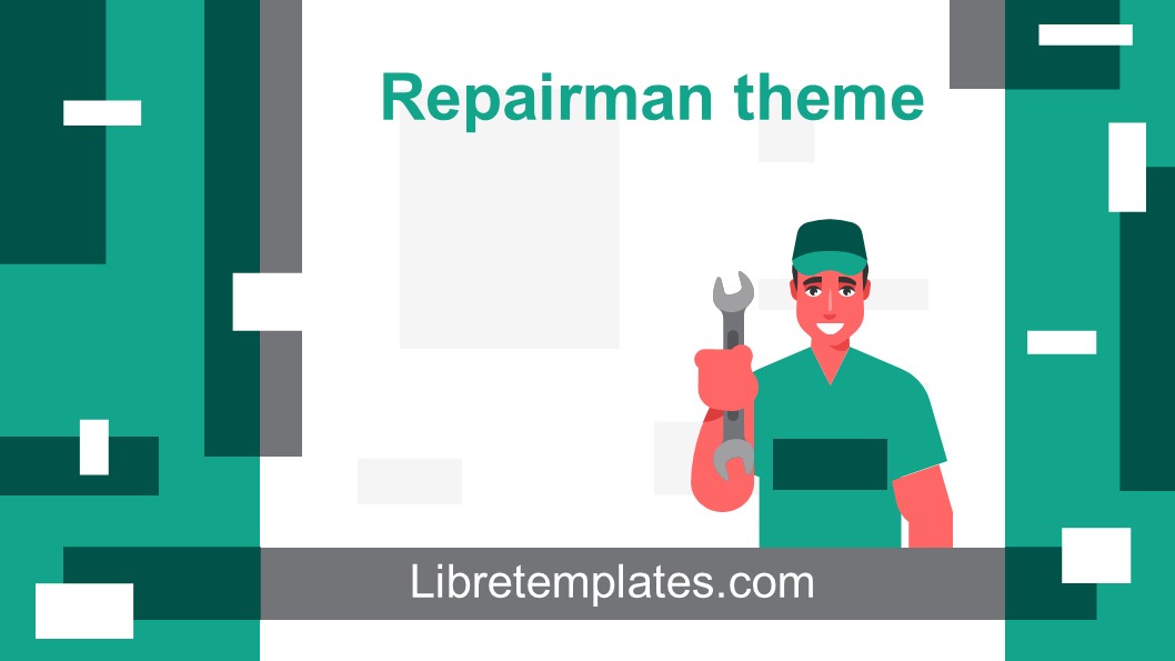 Repairman mechanic theme