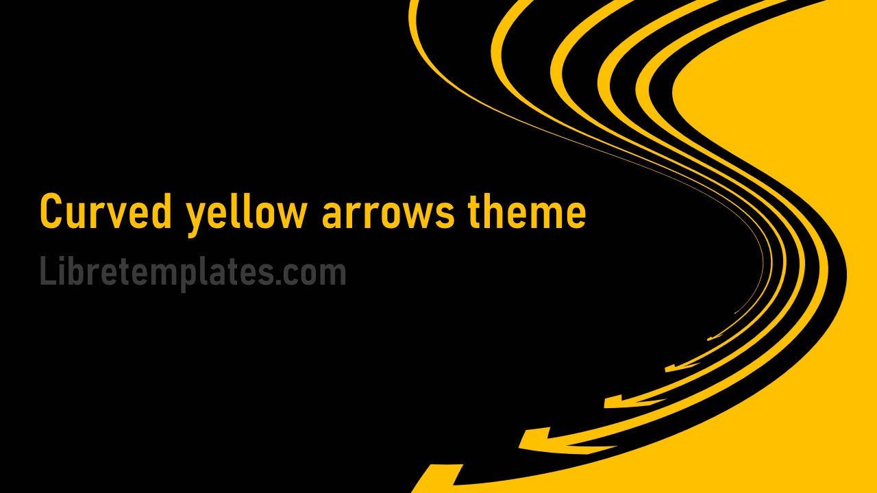 Curved arrows theme