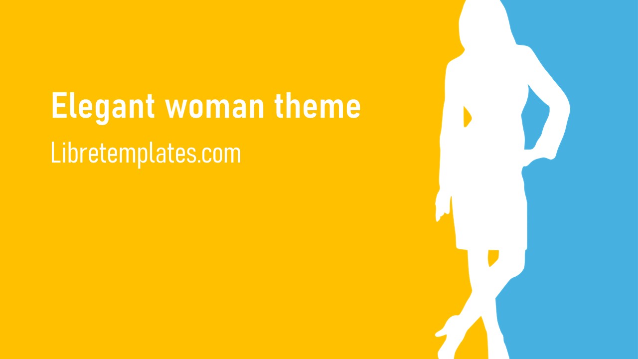 Elegantes Frauenthema