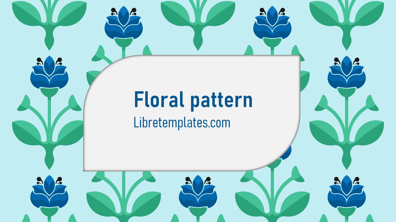 Floral pattern theme