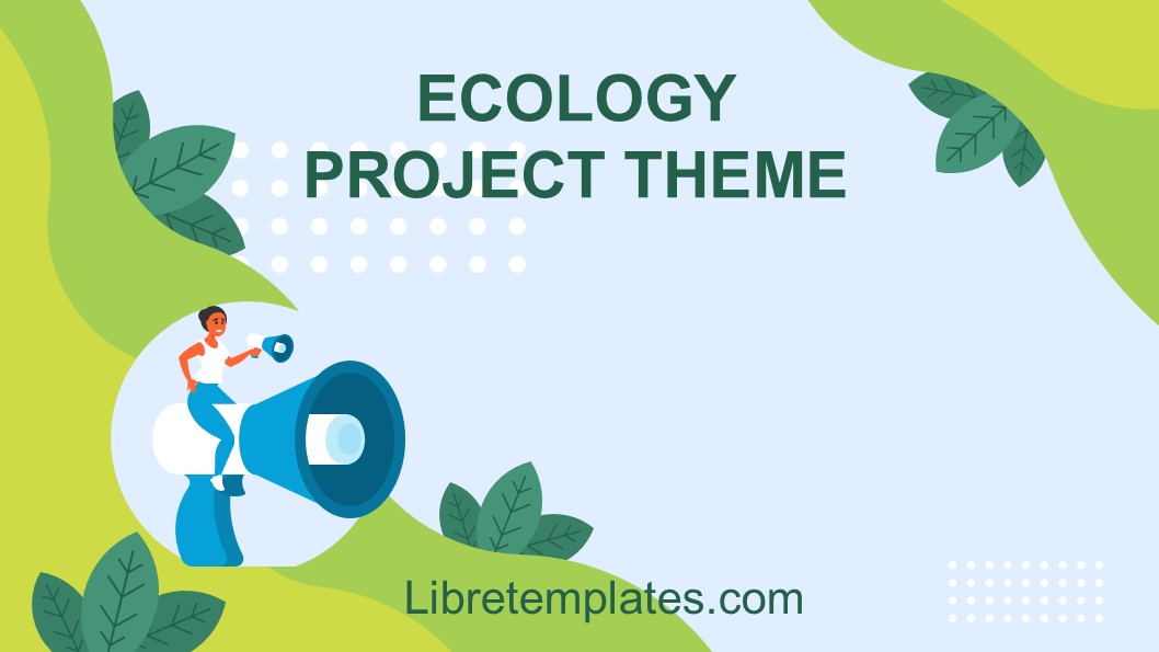 Green ecology theme