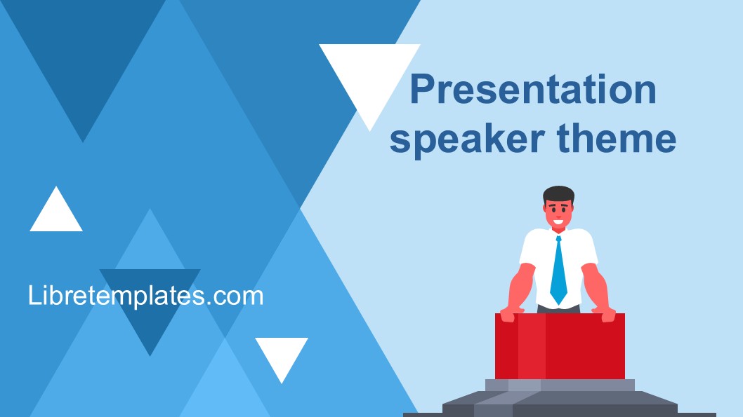 Presentation speaker theme