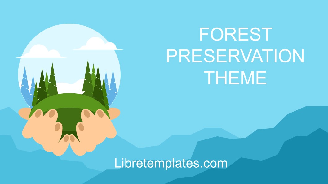 Tema de la preservación de los bosques