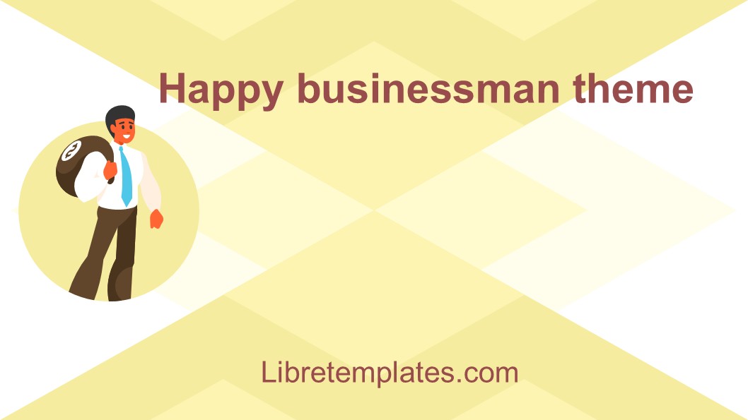 Happy entrepreneur theme