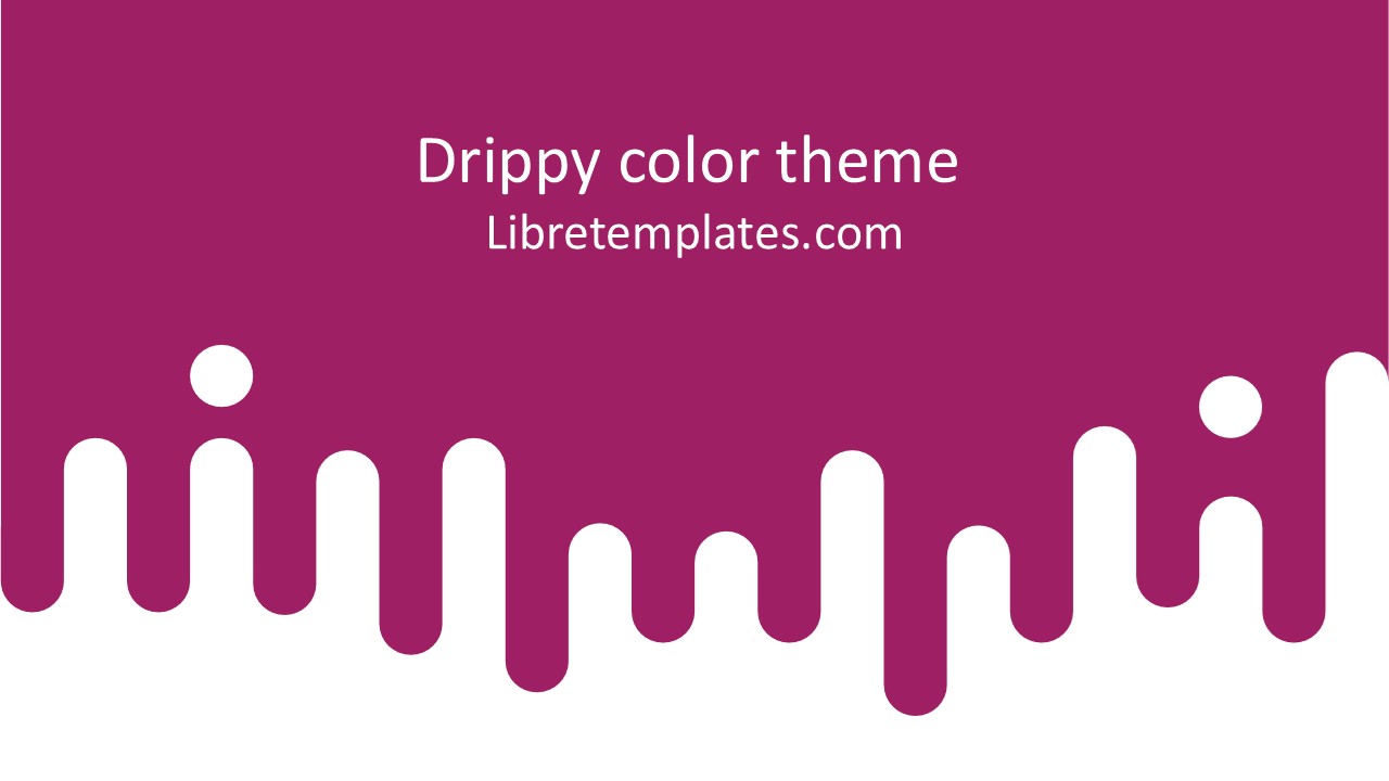Drippy dark pink color theme