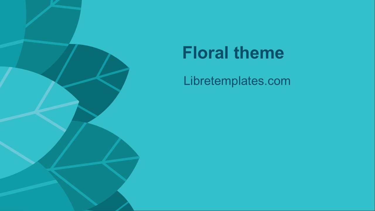 Floral theme