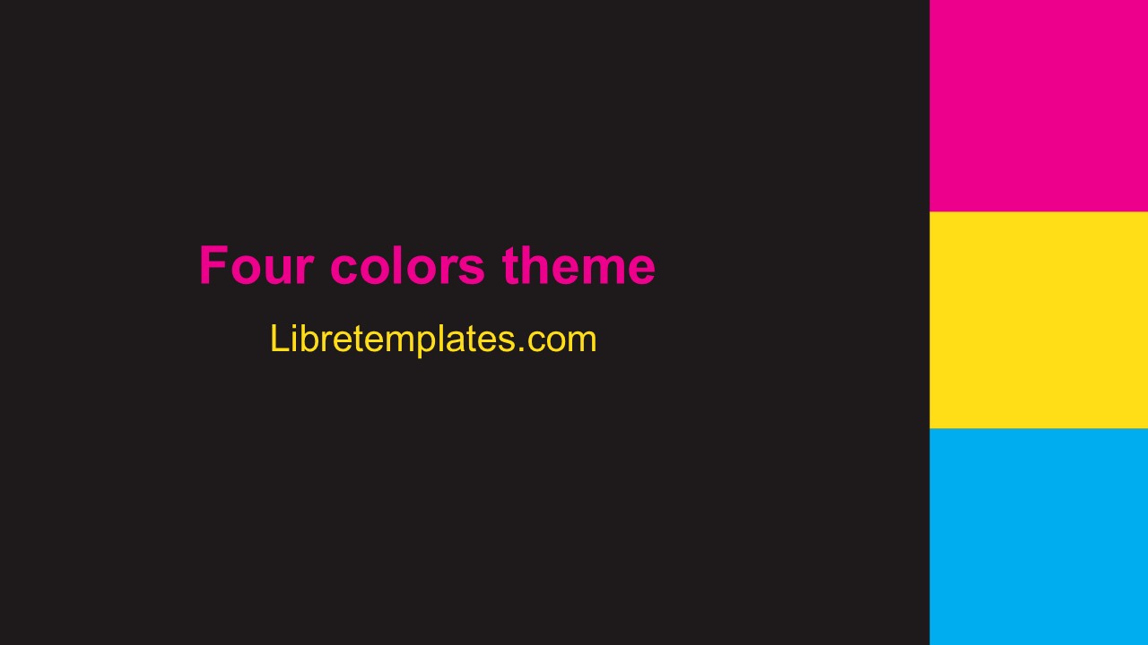 Four colors theme
