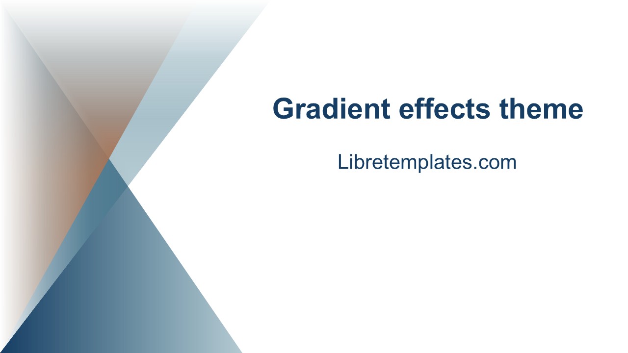 Gradient effect theme