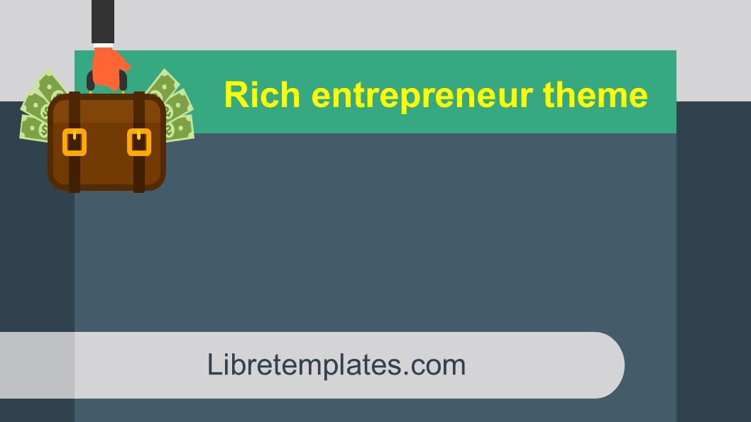 Rich entrepreneur theme