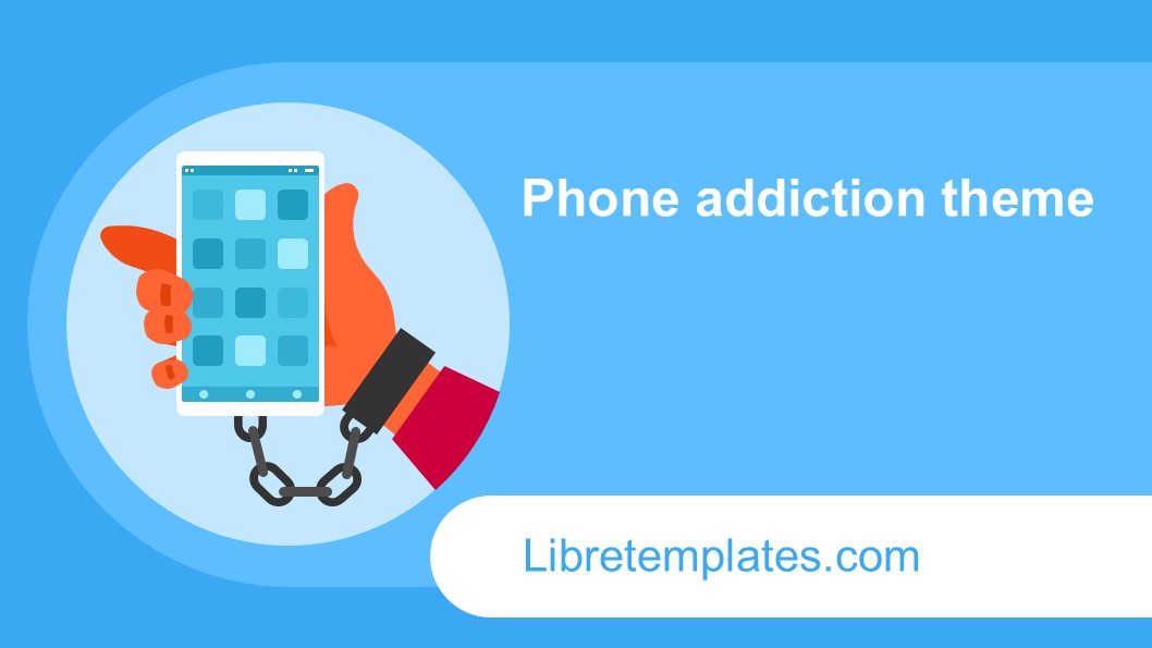Smartphone addiction theme