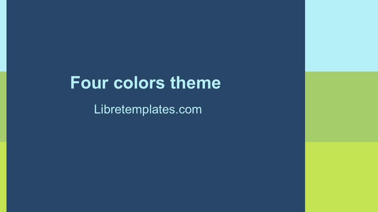 Four colors theme 2