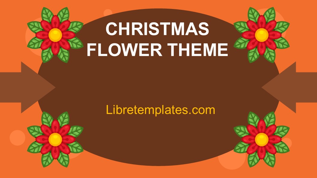 Christmas flower theme