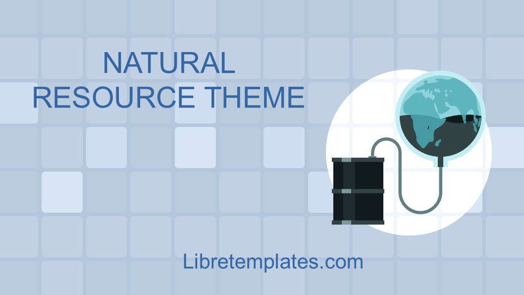 Oil natural resources theme