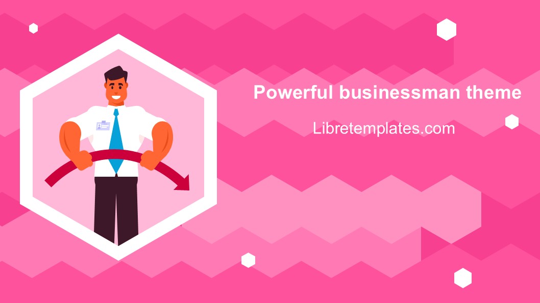 Powerful businessman theme