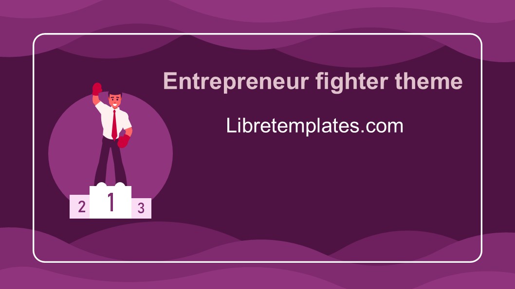 Entrepreneur fighter theme