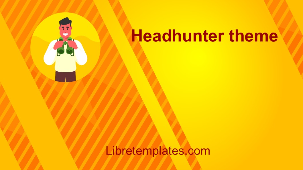 Job headhunting theme